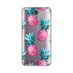 Torbica silikonska Print Skin za Tesla smartphone 6.2 Pink Pineapples