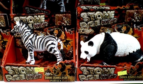 Stone age - Å¾ivotinje mix zebra i panda sa funkcijama - Igračke za dečake