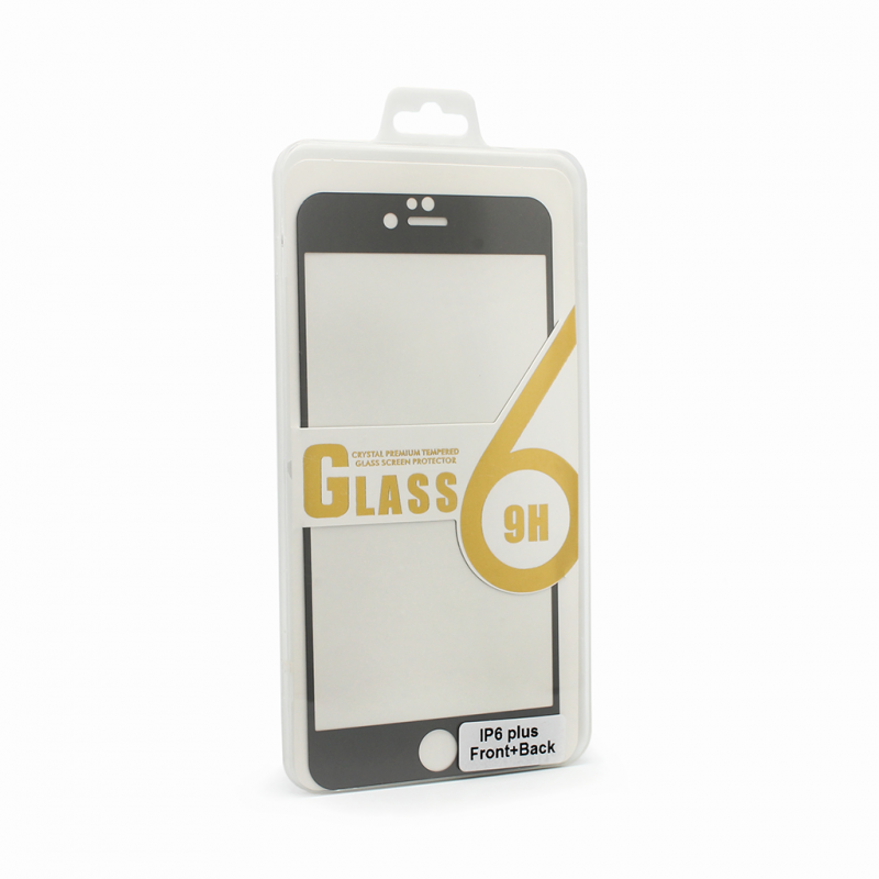 Tempered glass za iPhone 6 5.5 2u1 crni - Zaštitna stakla za iPhone