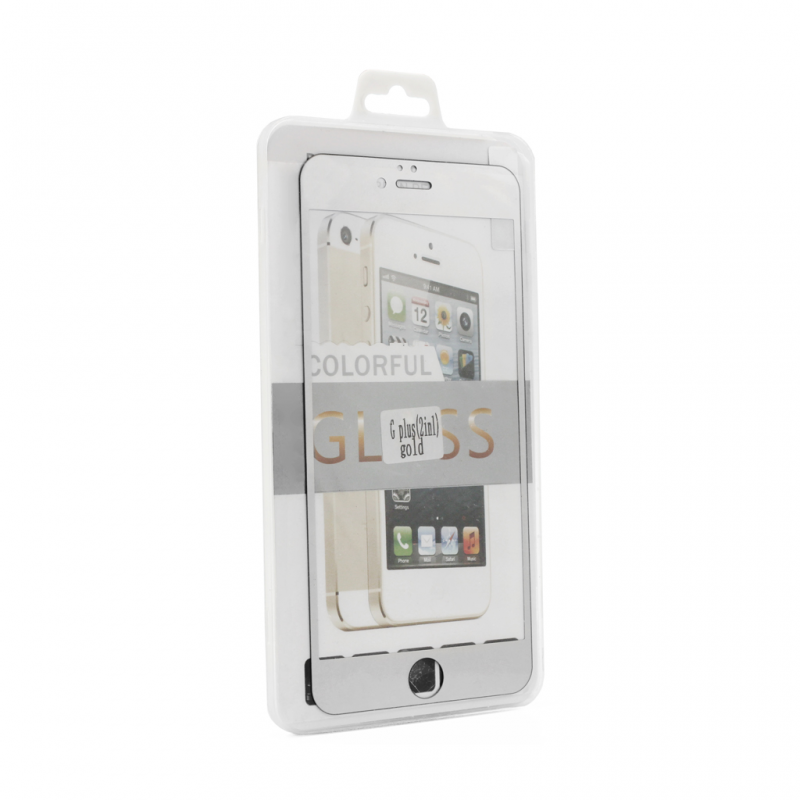 Tempered glass za iPhone 6 5.5 2u1 srebrni - Zaštitna stakla za iPhone