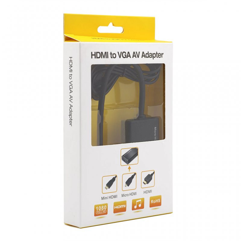 Micro HDMI to VGA AV Adapter - HDMI,DVI kablovi