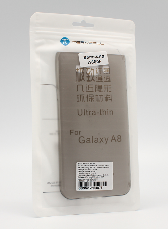 Torbica Teracell Skin za Samsung A800F Galaxy A8 crna - Futrole Teracell