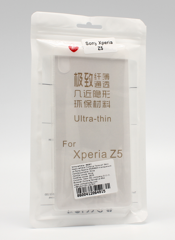 Torbica Teracell Skin za Sony Xperia Z5/E6603 transparent - Futrole Teracell