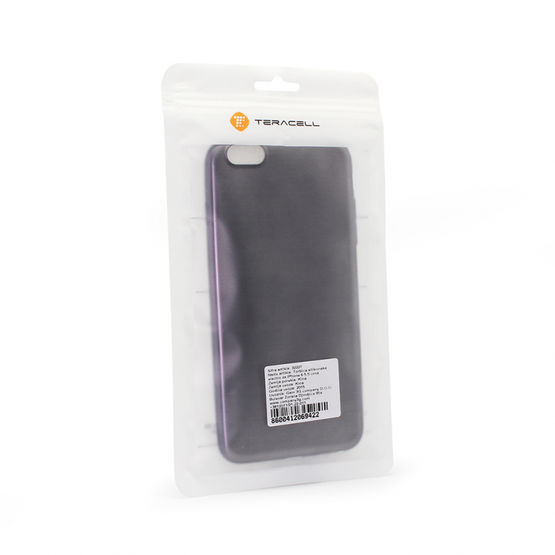 Torbica silikonska electro za iPhone 6 5.5 crna - Silikonske futrole Iphone 