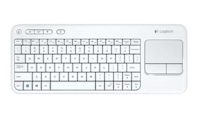 TAST. LOGITECH K400 Plus Wireless Touch White - Bežične tastature