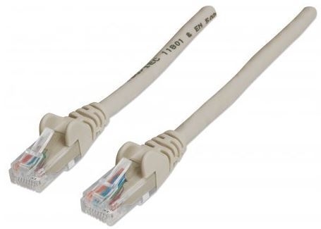 Intellinet prespojni mreÅ¾ni kabel Cat.5e UTP PVC 1m sivi - Mrežni kablovi