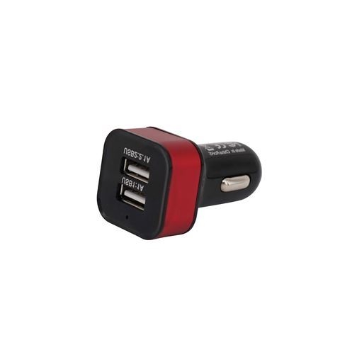 CAR DOD MS STREAM_2 2.1A DUAL USB CHARGER crveni - Auto punjac Univerzalni