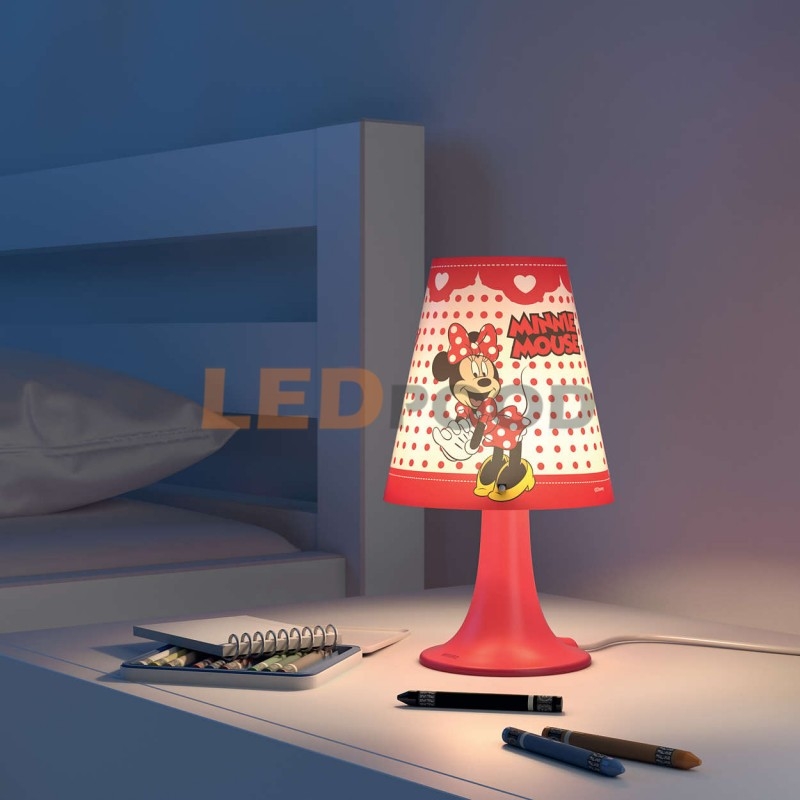 Minnie Mouse table lamp white 1x2.3W SEL - Led podne lampe