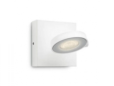 CLOCKWORK single spot white 1x4.5W SELV - Zidne lampe