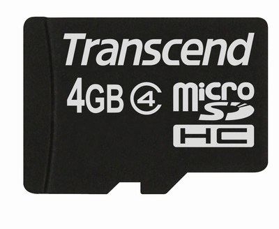 MICRO SD 4GB TRANSCEND bez adaptera TS4GUSDC4 - Micro SD