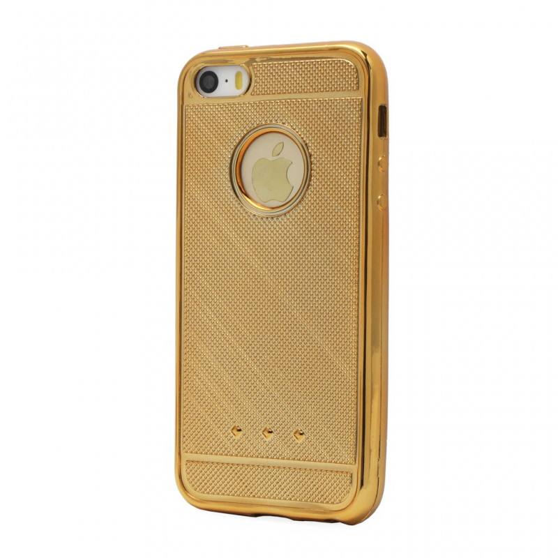 Torbica silikonska scrub za iPhone 5 zlatna - Torbice silikonske scrub