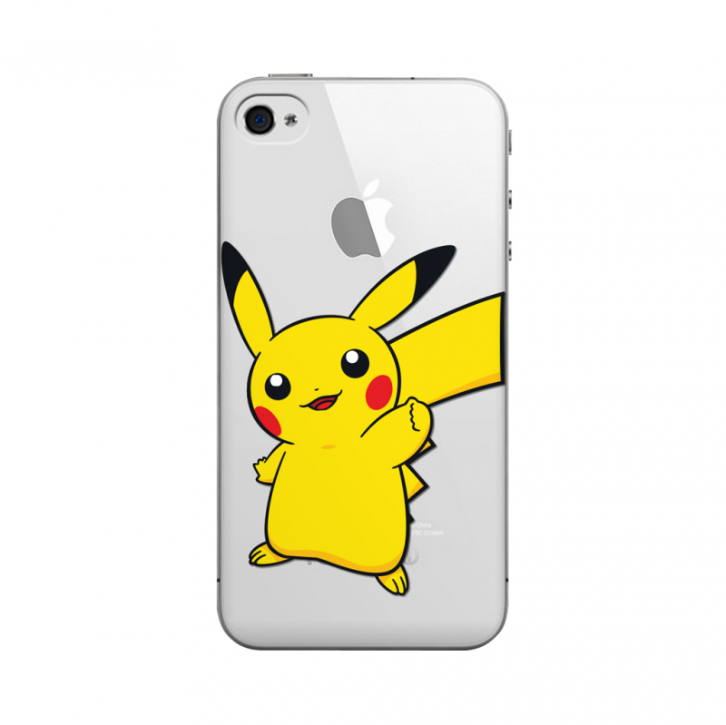 Torbica silikonska Print Skin za iPhone 4 Pokemon pikachuu - iPhone Skin Print Case