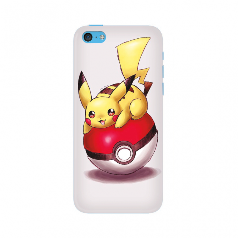 Torbica silikonska Print Skin za iPhone 5C Pokemon on a ball - iPhone Skin Print Case