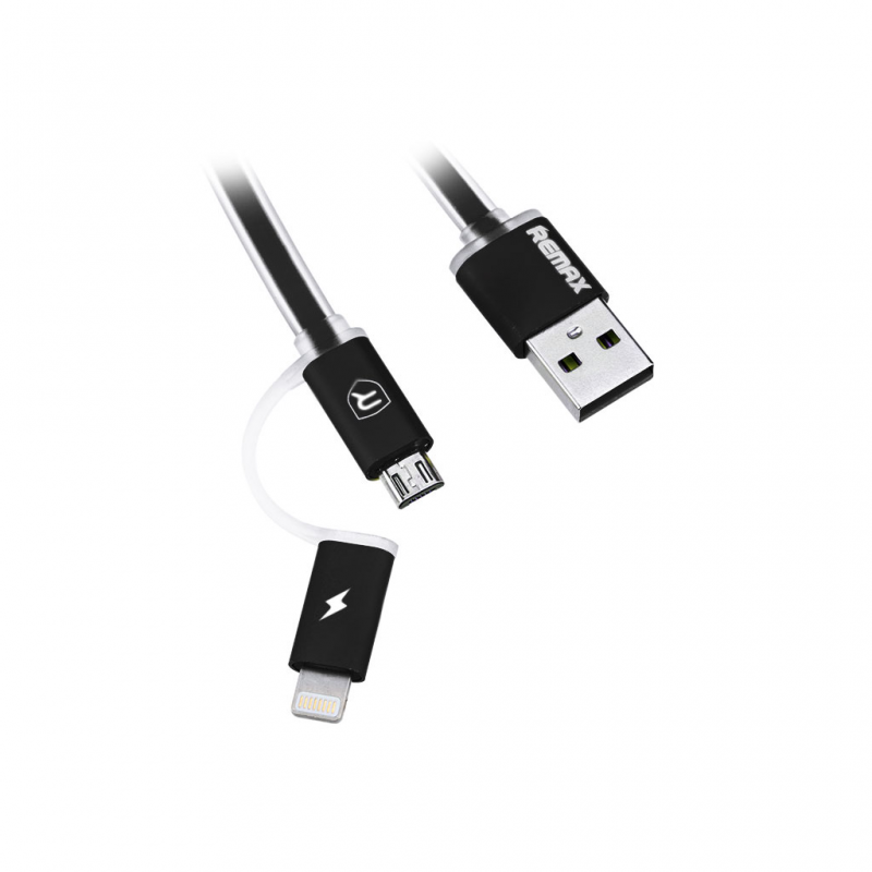 Data kabal Remax Aurora za iPhone 5/iPhone 6/6S/micro USB crni - Data kablovi za iPhone