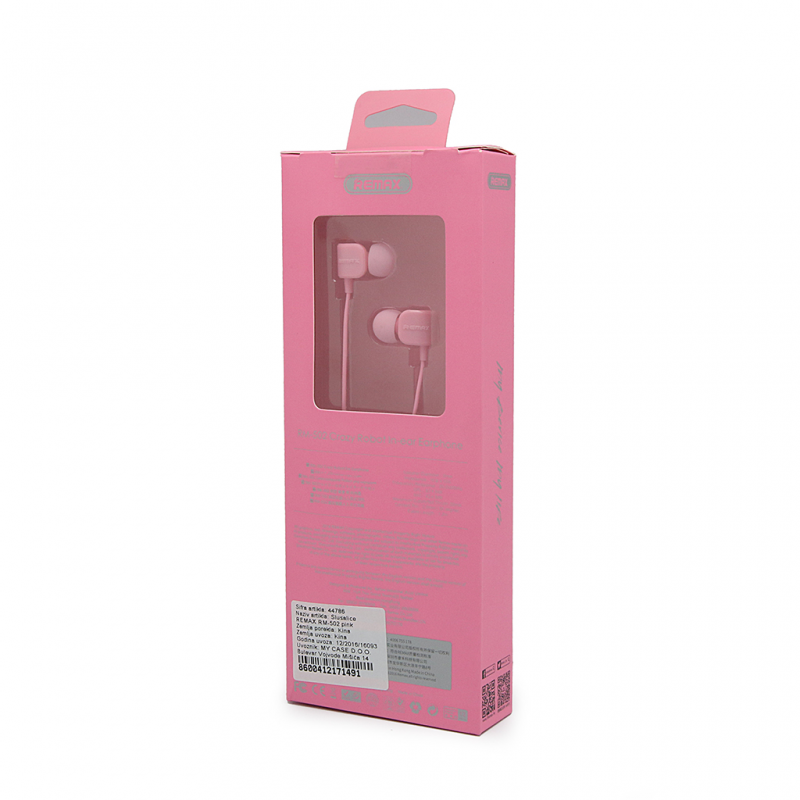 Slusalice REMAX RM-502 pink - Univerzalne slušalice