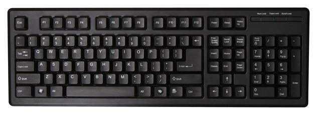 TAST. MS INDUSTRIAL KB-01 USB US layout - Žične tastature