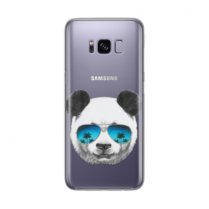 Torbica silikonska Print Skin za Samsung G950 S8 Cristal Case 1280 Panda on Vacation - Samsung Skin Print Case