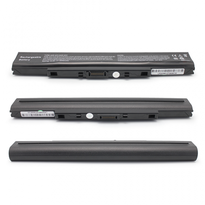 Baterija za laptop Asus U31 U41 P31 P41 X35 Series -Â A32-U31, A41-U31 5200mAh - Asus baterije za laptop