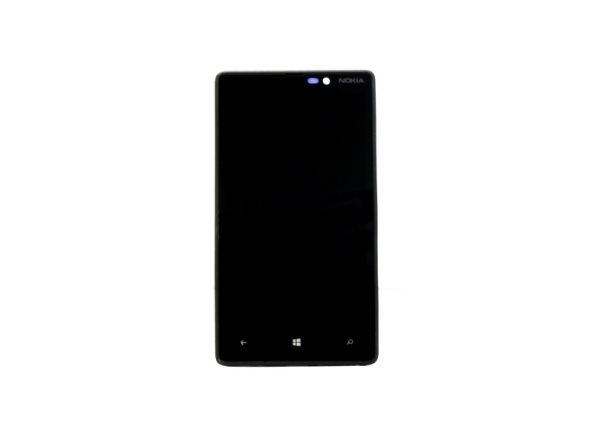 LCD Nok 820 Lumia+touch screen crni+frame high copy - Nokia displej