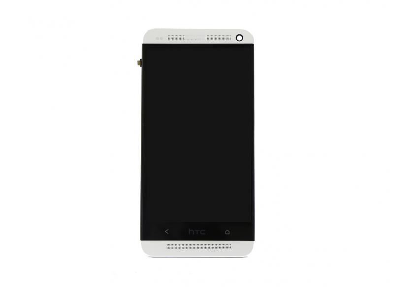 LCD HTC ONE/M7+touch screen+frame sivi - HTC displej