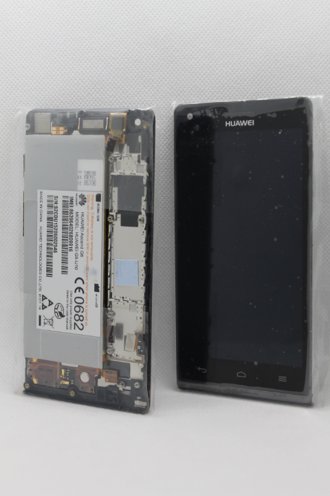 LCD Huawei G6+touch screen+frame crni+baterija FULL ORG SH - Huawei displej