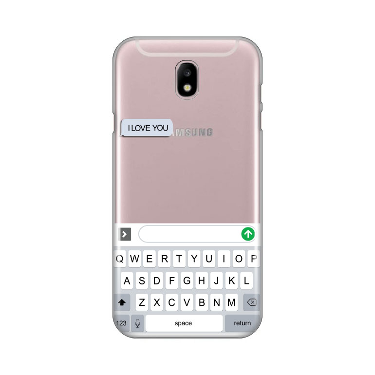 Torbica Silikonska Print Skin Za Samsung J730F Galaxy J7 2017 (Eu) Love Message - NEDEFINISANO RAZNO