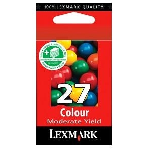 Cartr. Lexmark No.27 10NX227E color, Z13/23/25/35/Z602/605/617/1150/1180 160str