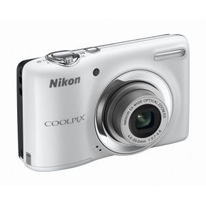 Digitalni foto-aparat Nikon Coolpix  L25 Beli SET(sa punj.Energizer Mini)