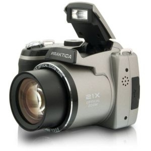 Digitalni foto-aparat PRAKTICA Luxmedia 16z21S, sivi + torbica + SD kartica 4GB
