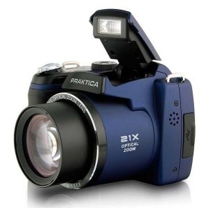 Digitalni foto-aparat PRAKTICA Luxmedia 16z21S, plavi + torbica + SD kartica 4GB