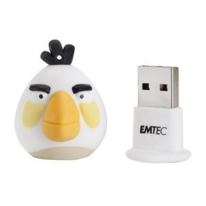 USB Flash Disk 4GB Angry Birds, USB2.0/white