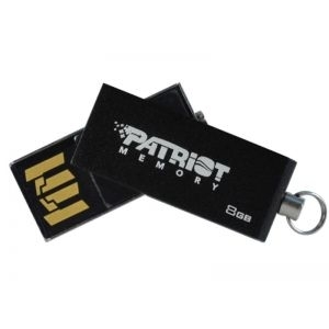 USB Flash Disk 8GB Patriot Swing Black, USB2.0/PSF8GSBUSB