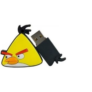 USB Flash Disk 4GB Angry Birds, USB2.0/yellow