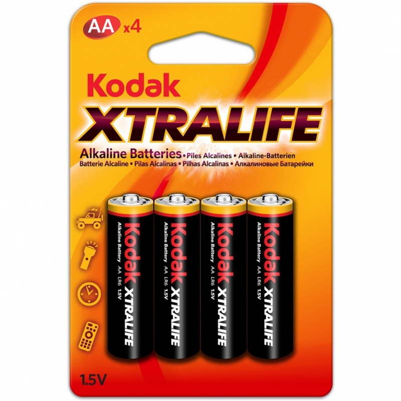 KODAK Alkalne baterije EXTRALIFE AA/4kom