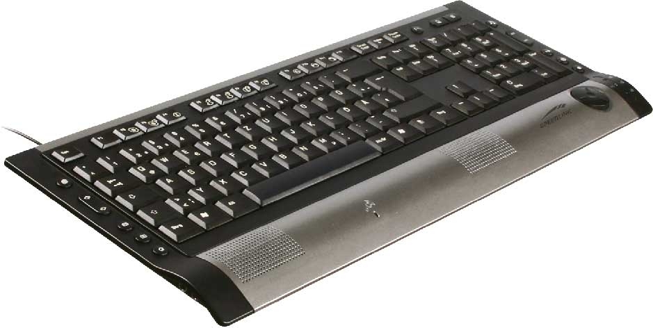 Tastatura Silent Keystroke VoIP, grey UI layout - Žične tastature