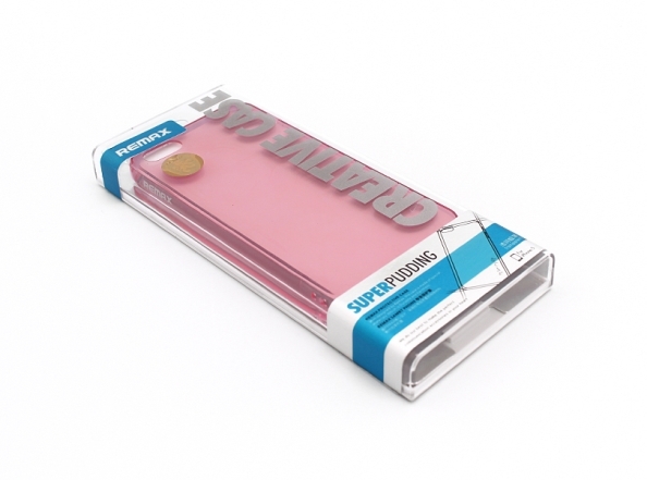 Torbica REMAX transparent za Iphone 5 roze - Torbice i futrole Iphone