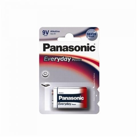PANASONIC baterije 6LR61EPS/1BP -9V Alkalne Everyday - Panasonic baterije za fotoaparat