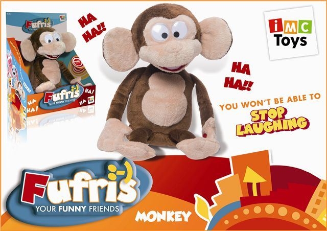 Funny Fufris pliÅ¡ani majmun koji se smeje - Plišane igračke