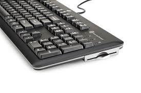 HP USB SmartCard CCID Keyboard, E6D77AA - Žične tastature