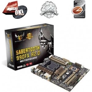 'MB AM3+ 990FX Asus Sabertooth 990FX R2.0, PCIe/DDR3/SATA3/GLAN/7.1/USB3