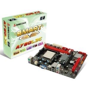 MB AM3 760G Biostar A780L3C, PCIe/DDR3/SATA2/LAN/5.1