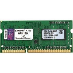 Memorija SODIMM DDR3 4GB 1600MHz Kingston, KVR16S11S8/4