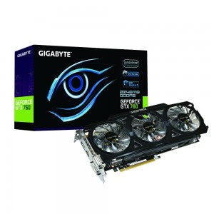 VGA GeForce GTX760 Gigabyte OC 2GB/DDR5,/DVI/HDMI/DP/256bit/GV-N760OC-2GD