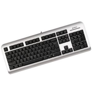 Tastatura PS/2 YU A4Tech LCD-720 X-slim Black/Silver