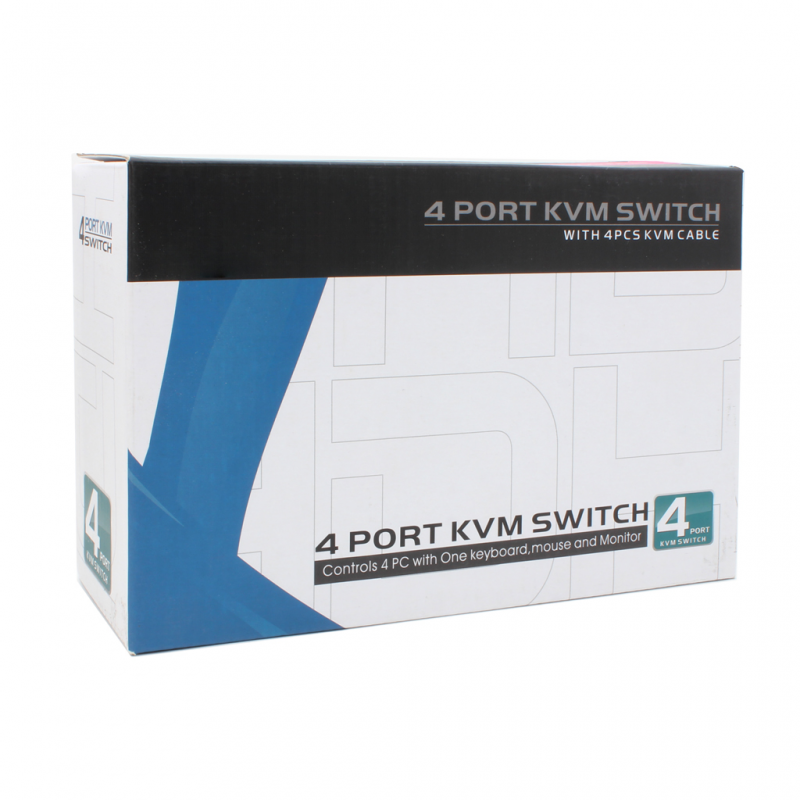 KVM switch 4 PC-a na isti monitor,mis,tastaturu - Adapteri 