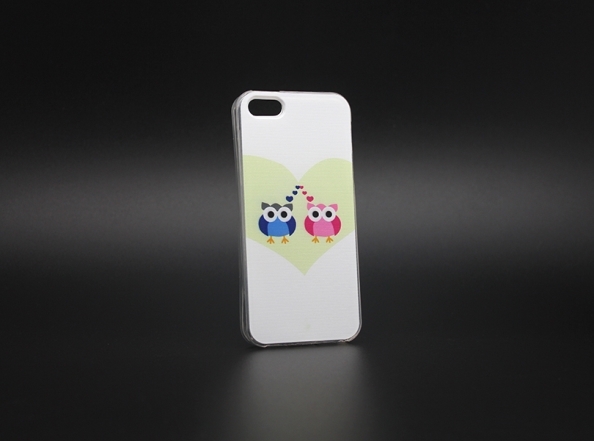 Torbica silikonska Print za iPhone 5 Owl love - Silikonske futrole Iphone 