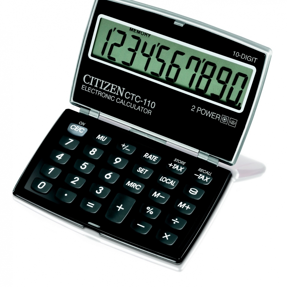 DÅ¾epni kalkulator na preklop Citizen CTC-110, 10 cifara - Kalkulatori