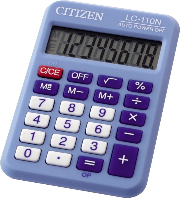 Kalkulator Citizen LC-110N, kolor, 8 cifara  - Kalkulatori