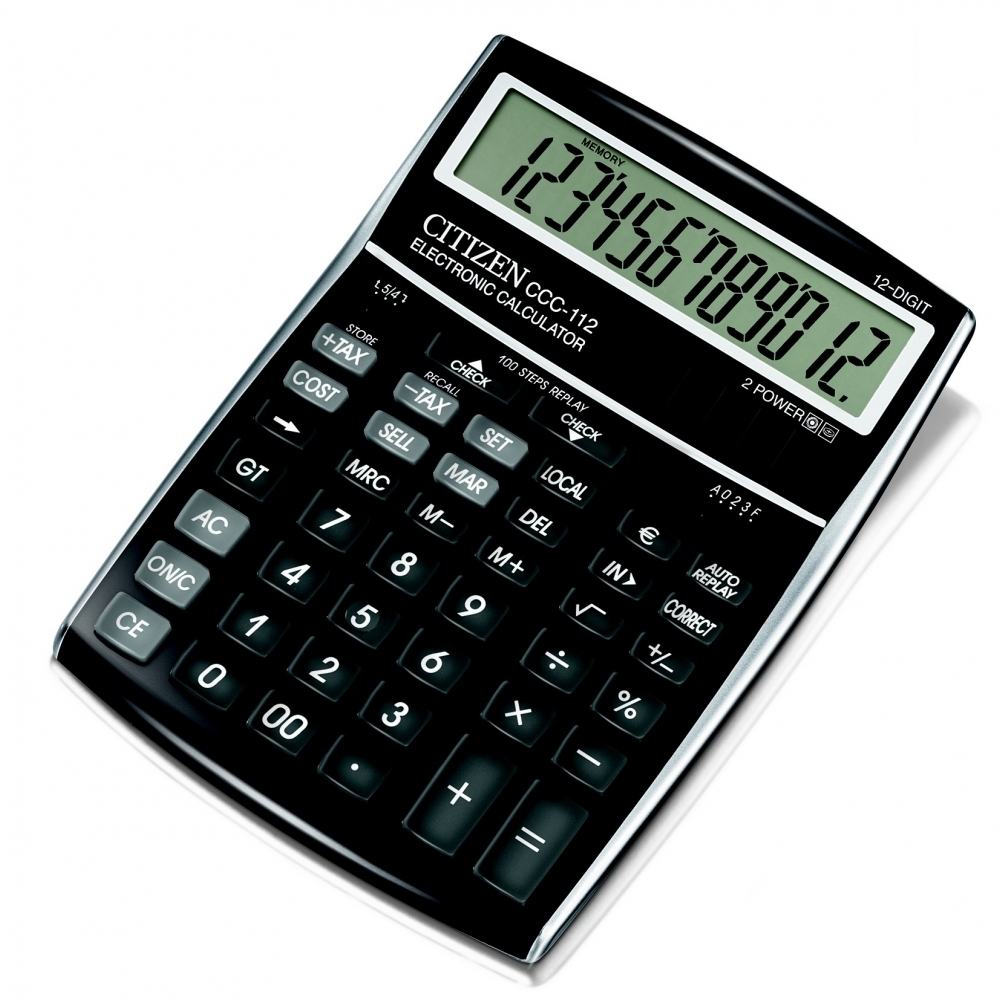 Stoni poslovni kalkulator Citizen CCC 112, 12 cifara - Kalkulatori