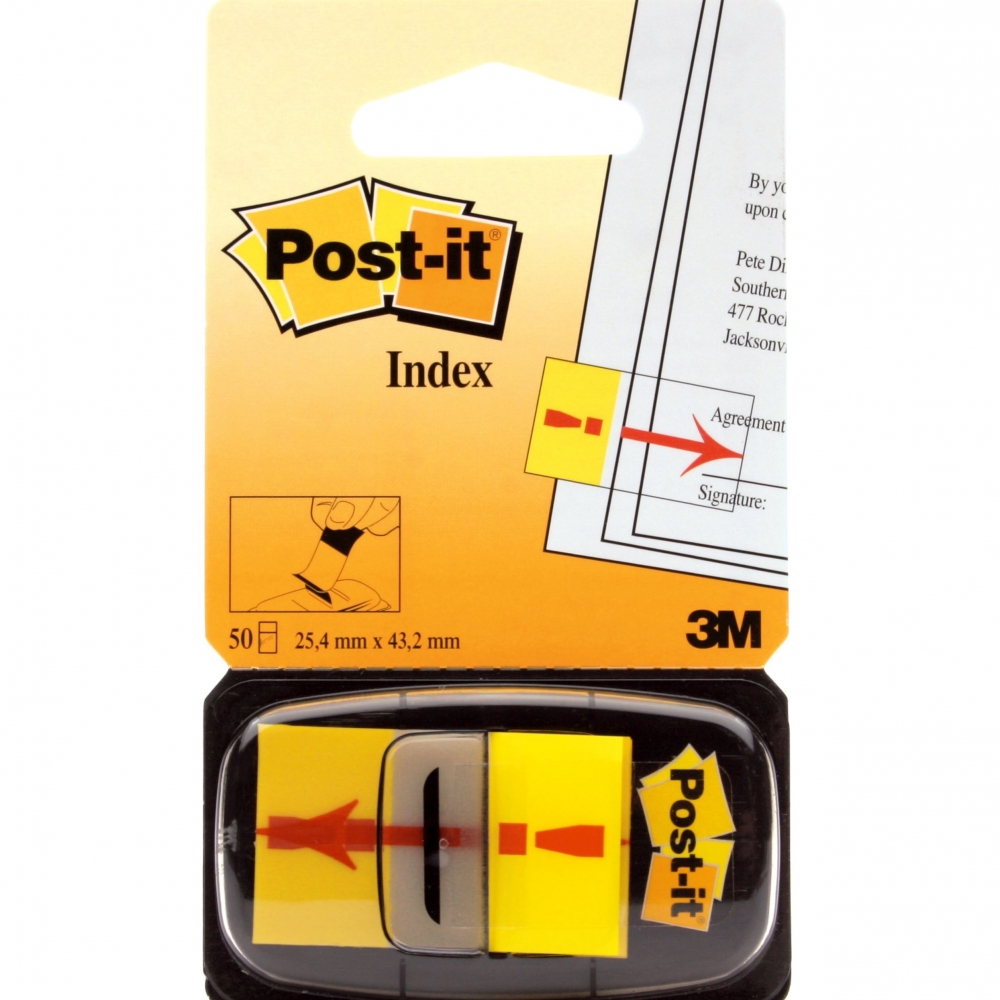 Post-it index "Exclamation Mark", 50 listiÄ‡a, 25,4x43,2mm 680-33 - Papirići za beleške